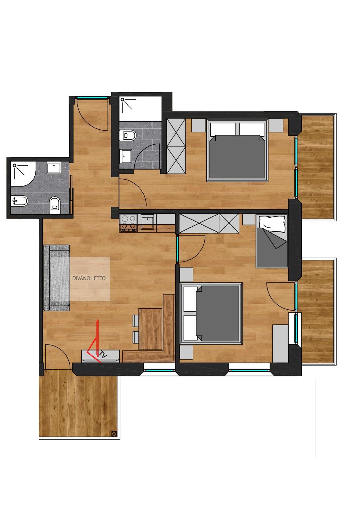 Apartmán Ansitz Steiner Toblach Exteriér fotografie